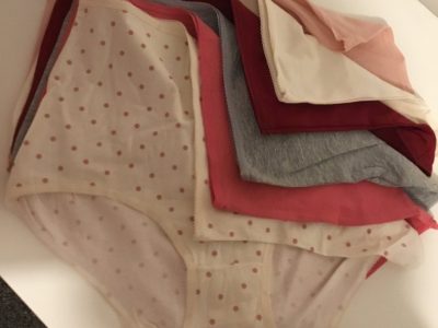 Большие хлопковые трусики милфы